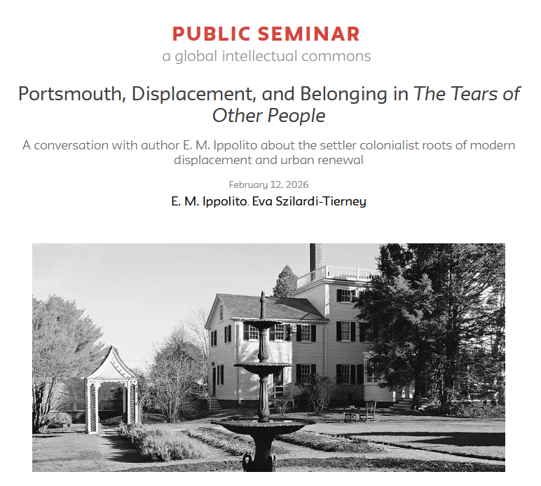 A book interview I did + a reading I'm doing